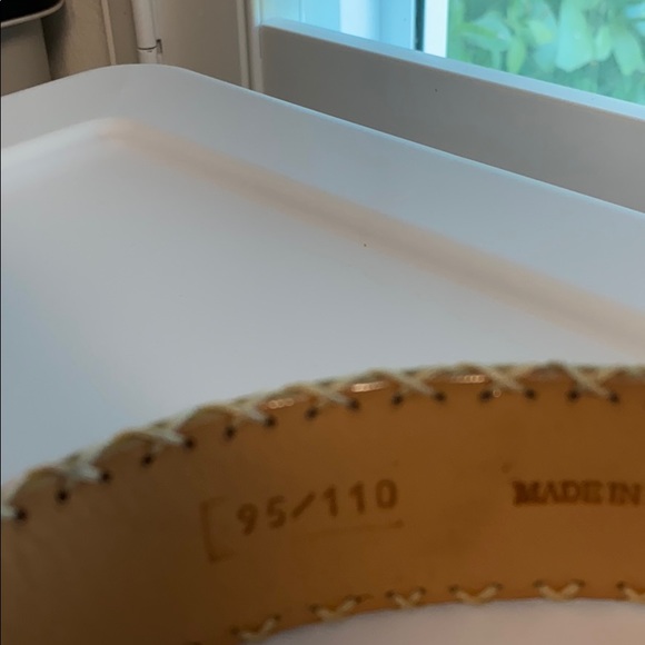 Gold Made In Italy Snake Skin Belt . main image 7
